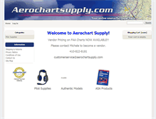 Tablet Screenshot of aerochartsupply.com